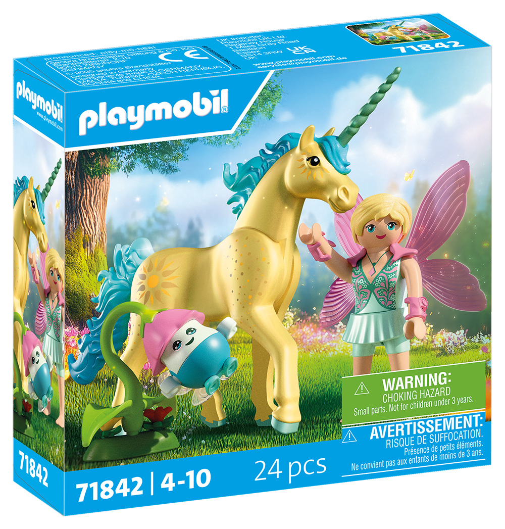 Playmobil Princess Magic - Μονόκερος με Γαλάζια Χαίτη και Νεράιδα 71842