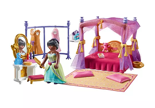 Playmobil Princess Magic - Βασιλικό Υπνοδωμάτιο Με Βεστιάριο 71847