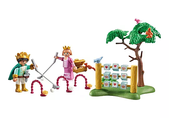 Playmobil Princess Magic - Βασιλικοί Διάδοχοι Με Παιχνίδια Στον Κήπο 71849