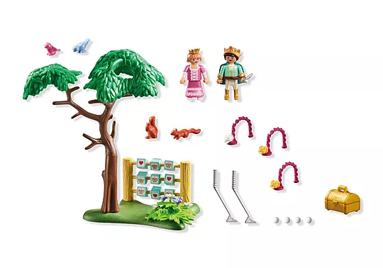 Playmobil Princess Magic - Βασιλικοί Διάδοχοι Με Παιχνίδια Στον Κήπο 71849