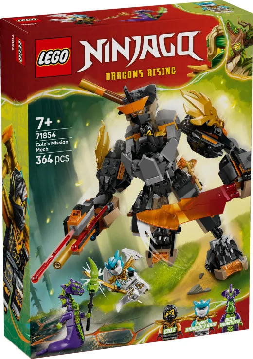 Lego Ninjago - Cole's Mission Mech & Dragon Zane 71854