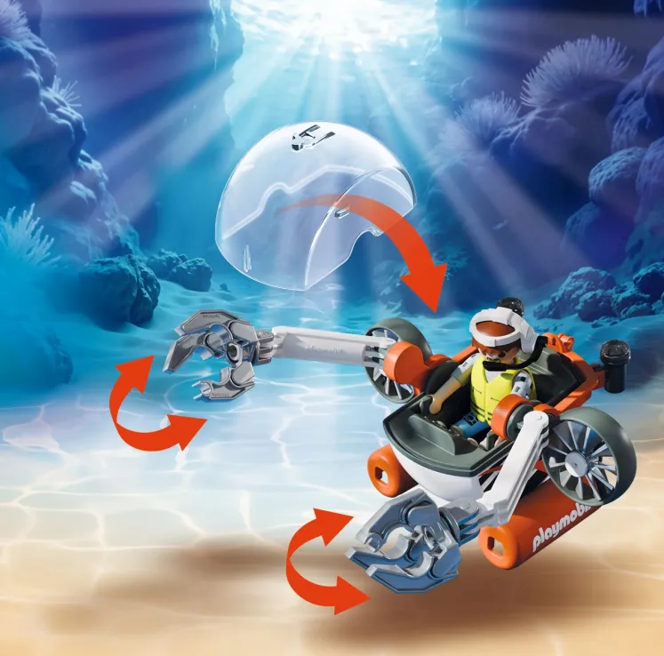 Playmobil City Action - Υποβρύχιο Κυνήγι Θησαυρού 71860