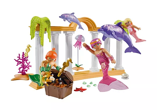 Playmobil Princess Magic - Βασιλική Οικογένεια Γοργόνων Και Δελφίνια 71861