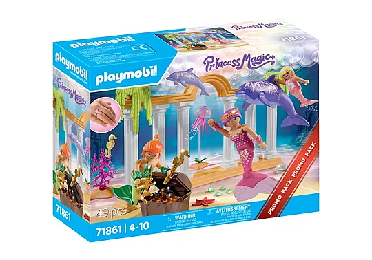 Playmobil Princess Magic - Βασιλική Οικογένεια Γοργόνων Και Δελφίνια 71861