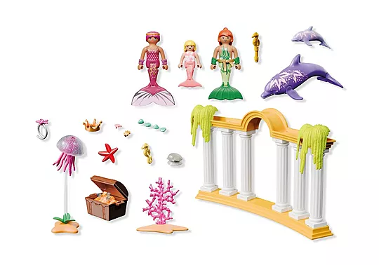 Playmobil Princess Magic - Βασιλική Οικογένεια Γοργόνων Και Δελφίνια 71861