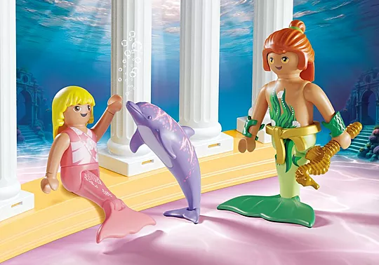 Playmobil Princess Magic - Βασιλική Οικογένεια Γοργόνων Και Δελφίνια 71861