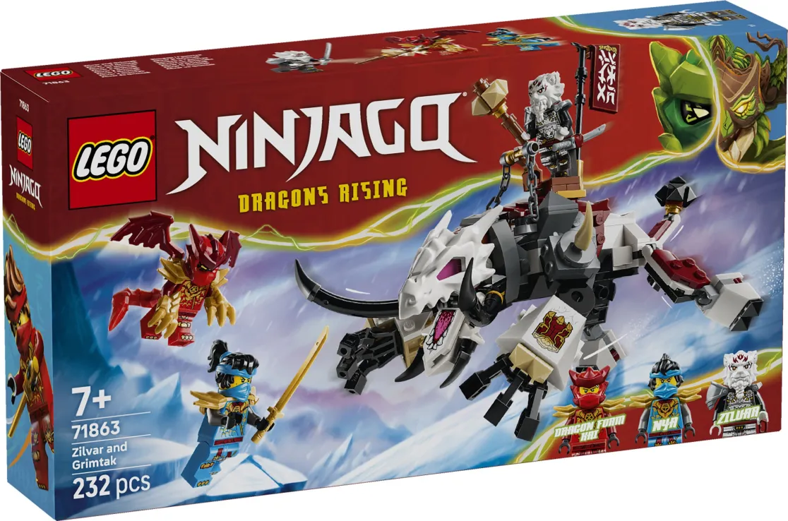 Lego Ninjago - Zilvar And Grimtak The Dragon Beast 71863
