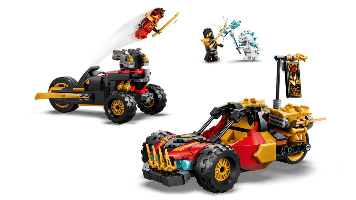 Lego Ninjago - Kai And Cole's Combiner Vehicles 71864