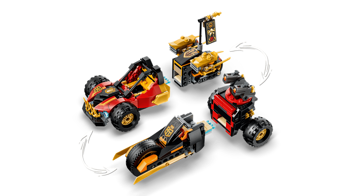 Lego Ninjago - Kai And Cole's Combiner Vehicles 71864