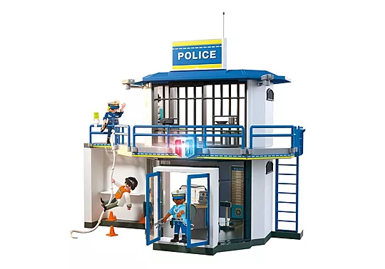 Playmobil City Action - Αστυνομικό Τμήμα Με Δωμάτιο Ερευνών 71874