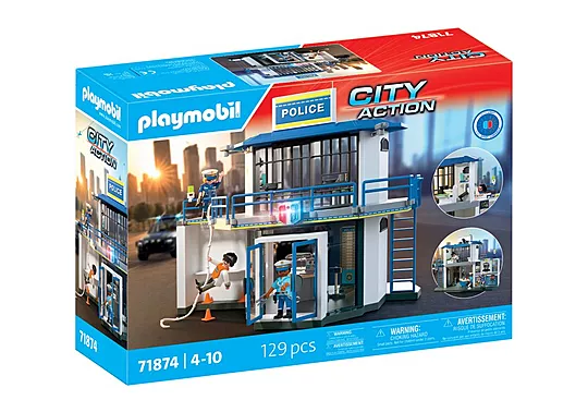 Playmobil City Action - Αστυνομικό Τμήμα Με Δωμάτιο Ερευνών 71874