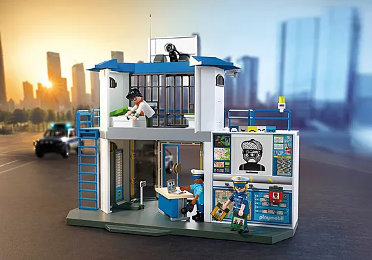 Playmobil City Action - Αστυνομικό Τμήμα Με Δωμάτιο Ερευνών 71874