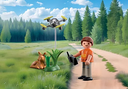 Playmobil Special Plus - Διάσωση Ελαφιού Με Drone 71880