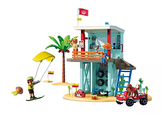 Playmobil My Life - Πύργος Ναυαγοσώστη Και Όχημα Παραλίας 71903