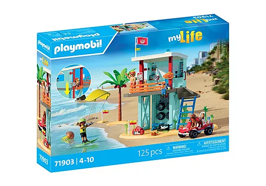 Playmobil My Life - Πύργος Ναυαγοσώστη Και Όχημα Παραλίας 71903