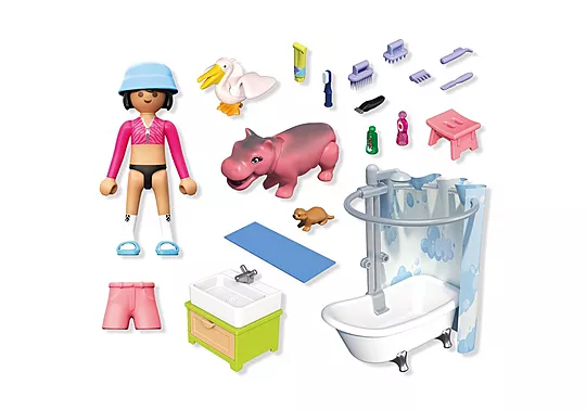 Playmobil Animals & Friends - Ώρα Για Μπάνιο 71950