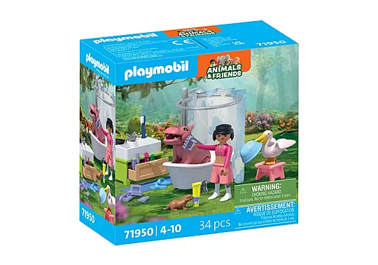 Playmobil Animals & Friends - Ώρα Για Μπάνιο 71950