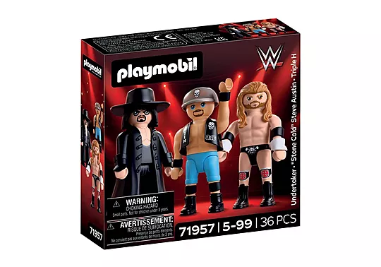 Playmobil WWE - Τρεις Παλαιστές Της Attitude Era 71957