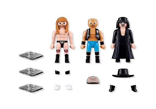 Playmobil WWE - Τρεις Παλαιστές Της Attitude Era 71957