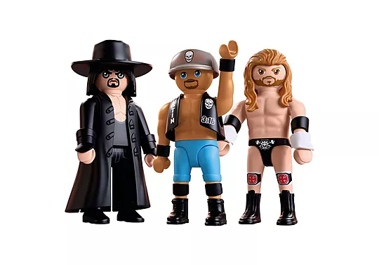 Playmobil WWE - Τρεις Παλαιστές Της Attitude Era 71957