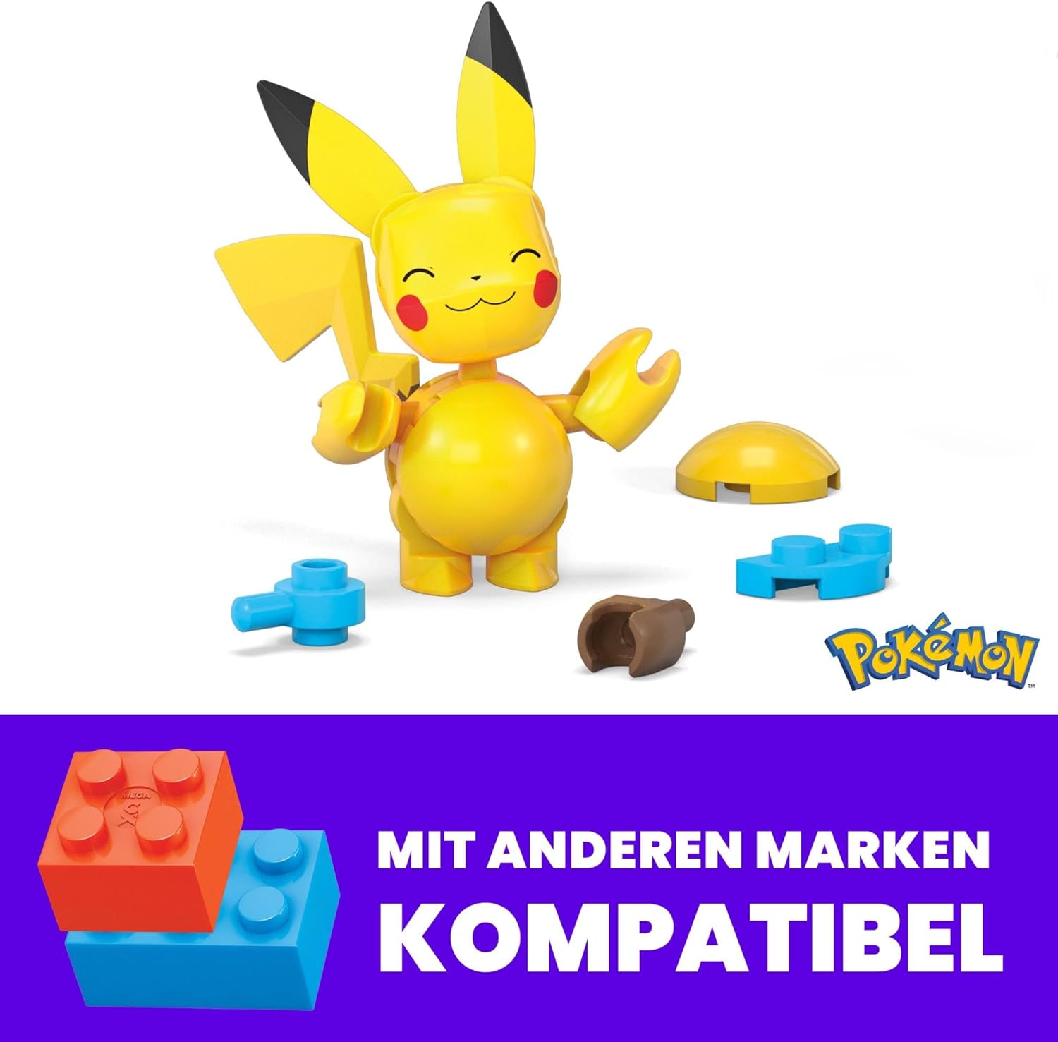 Mattel - Mega Pokemon , Pikachu and Zubat Pokeball Σετ των δύο HXP12 (HXP11)