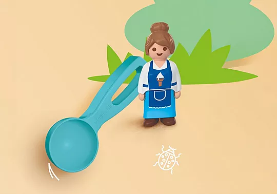 Playmobil Junior - Παιχνίδια Στην Άμμο Με Την Ζαχαροπλάστρια 72006