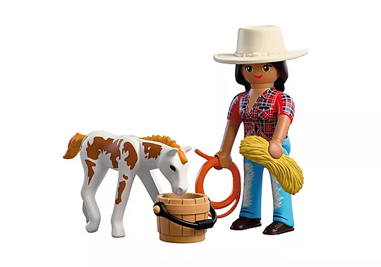 Playmobil Duo Pack - Αναβάτρια Και Πουλάρι 72026