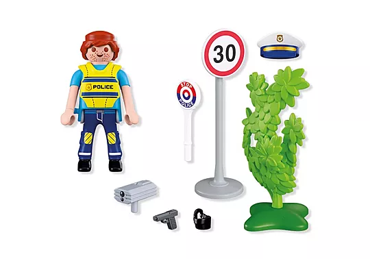 Playmobil Special Plus - Αστυνομικός Με Ραντάρ Ταχύτητας 72029