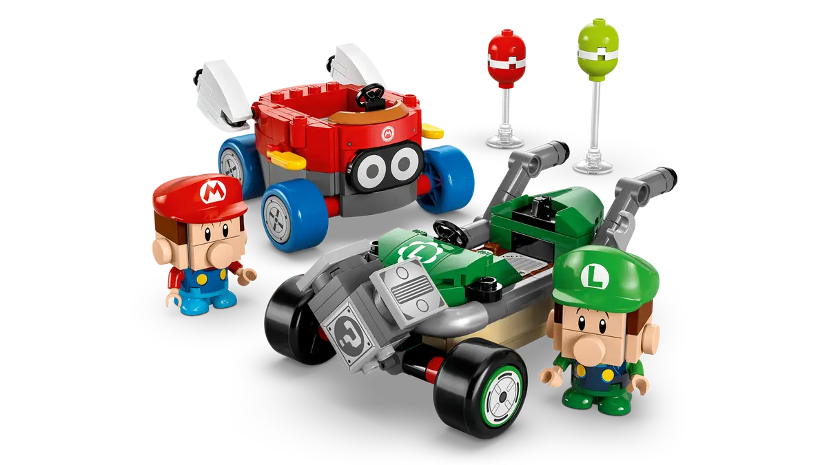 Lego Super Mario - Kart – Kart-Baby Mario vs. Baby Luigi 72034