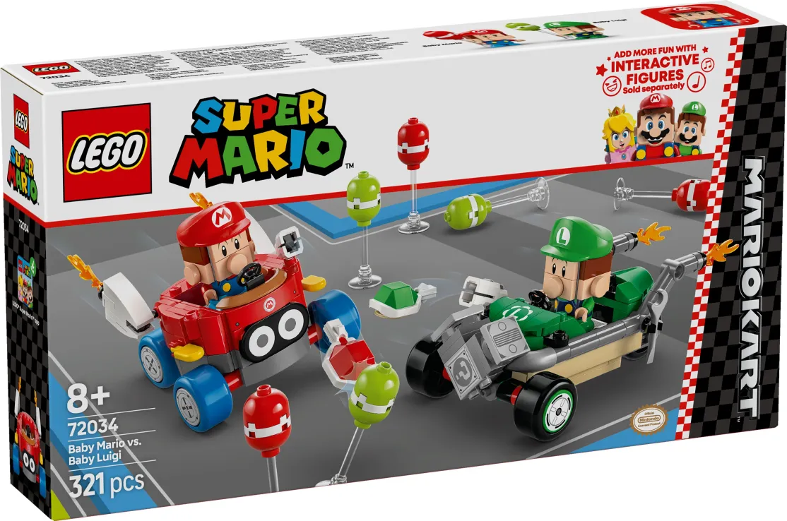 Lego Super Mario - Kart – Kart-Baby Mario vs. Baby Luigi 72034