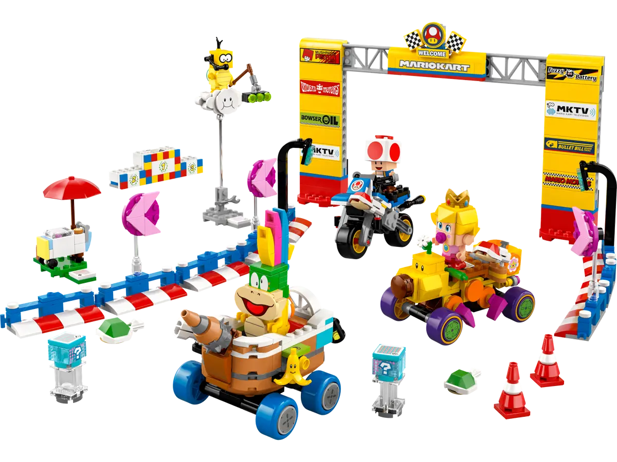 Lego Super Mario - Mario Kart, Baby Peach & Grand Prix Set 72036