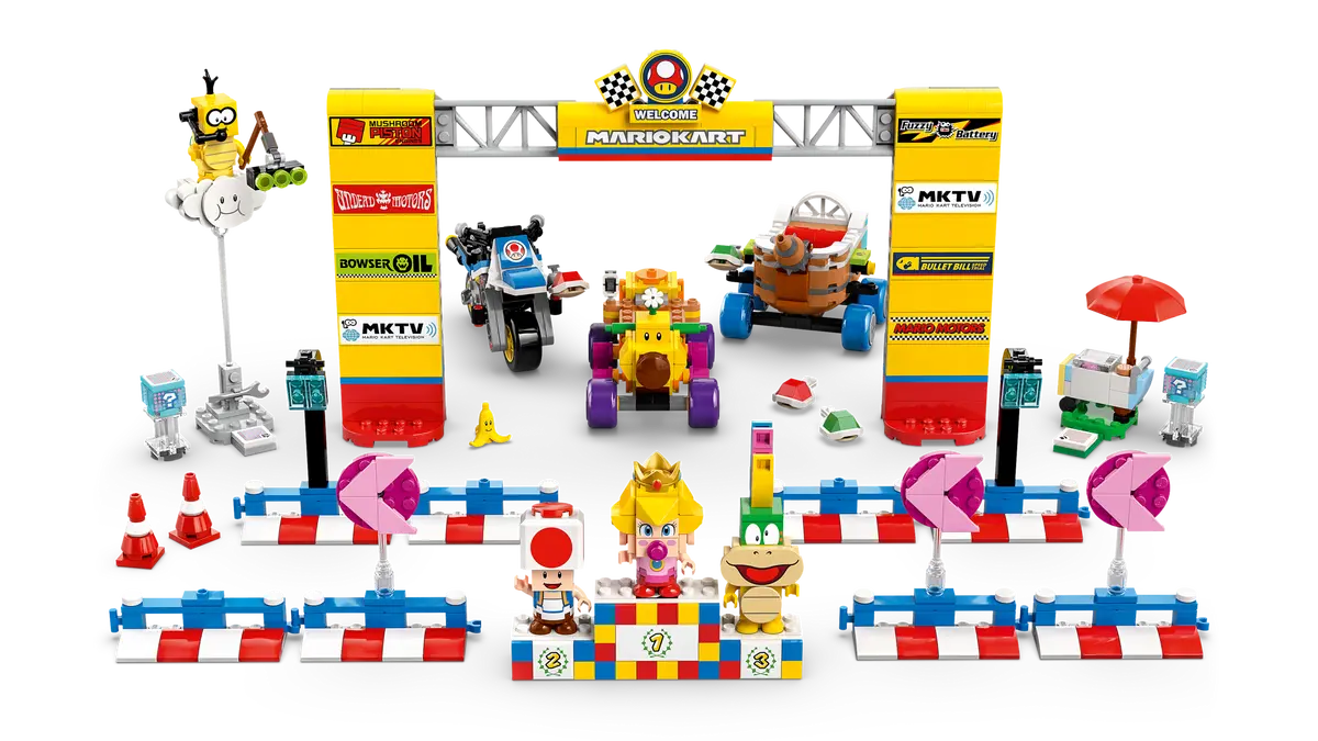 Lego Super Mario - Mario Kart, Baby Peach & Grand Prix Set 72036