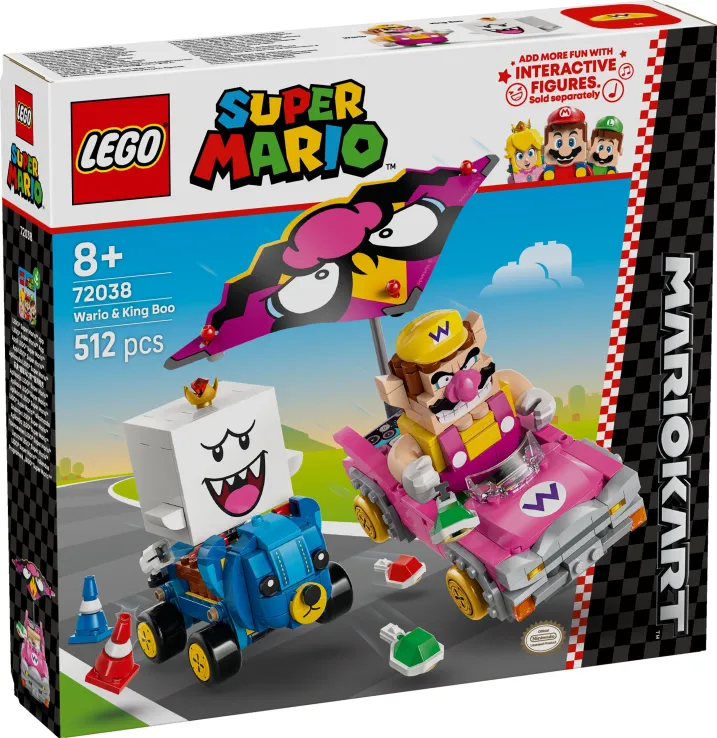 Lego Super Mario - Mario Kart™ – Wario & King Boo 72038
