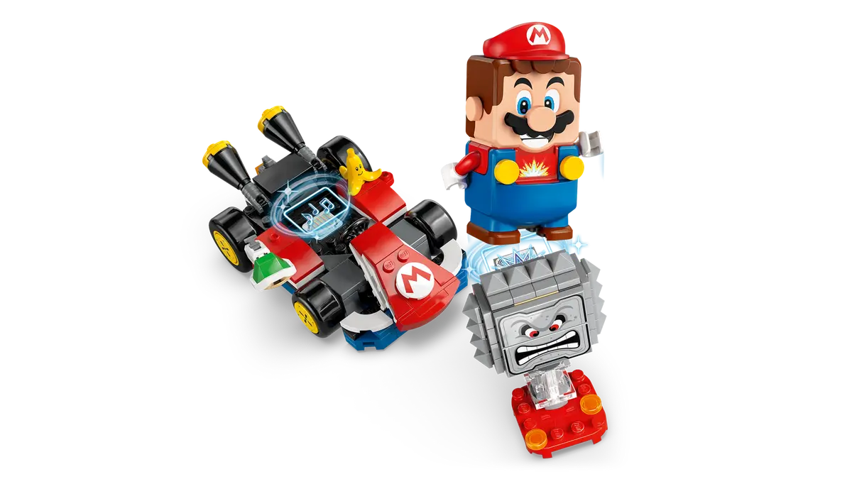 Lego Super Mario - Kart-Interactive Lego Mario & Standard Kart 72043