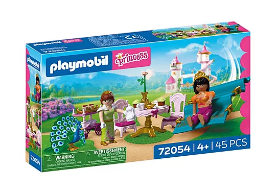 Playmobil Princess Magic - Βασιλική Τραπεζαρία Και Πριγκίπισσα Με Μαγικό Χαλί 72054