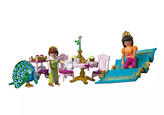 Playmobil Princess Magic - Βασιλική Τραπεζαρία Και Πριγκίπισσα Με Μαγικό Χαλί 72054
