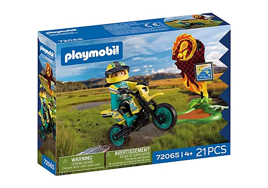 Playmobil Offroad Cars - Μοτοσικλέτα Offroad 72065