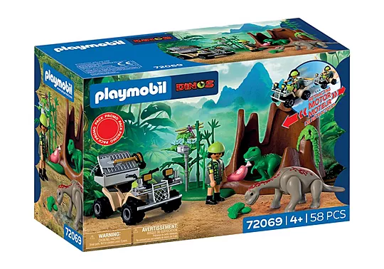 Playmobil Dinos - Εξερεύνηση Στην Κρυψώνα Των Δεινοσαύρων 72069