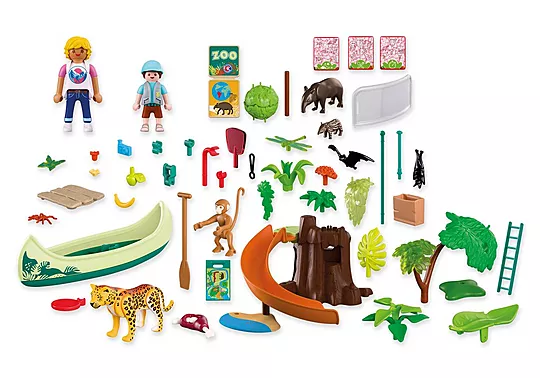 Playmobil Animals & Friends - Διασκεδάζοντας Στο Ζωολογικό Πάρκο 72071