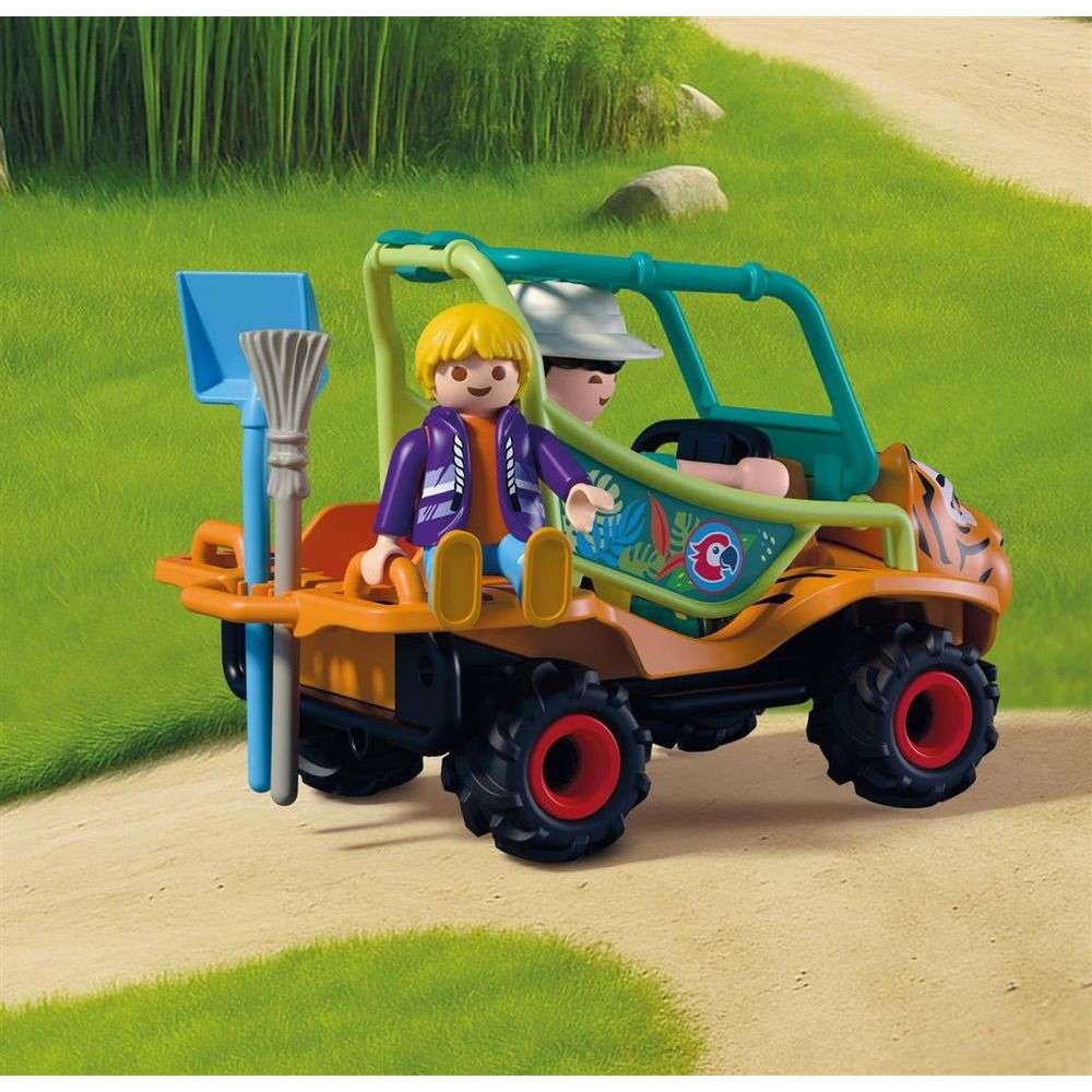Playmobil Animals & Friends - Φροντιστής Ζώων Πάρκου Με Όχημα 72072