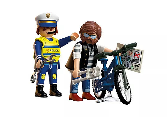 Playmobil City Action - Αστυνομικός Και Κλέφτης Ποδηλάτων 72076