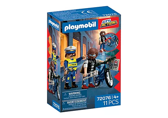 Playmobil City Action - Αστυνομικός Και Κλέφτης Ποδηλάτων 72076