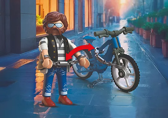 Playmobil City Action - Αστυνομικός Και Κλέφτης Ποδηλάτων 72076