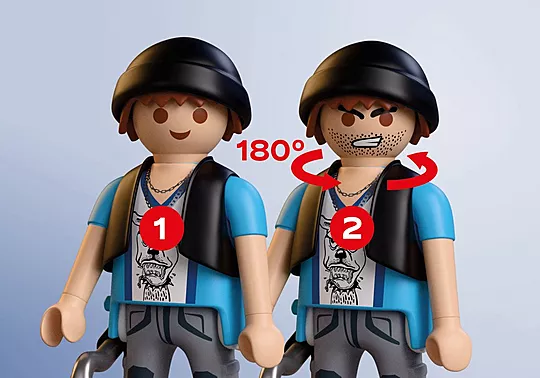 Playmobil City Action - Αστυνομική Καταδίωξη Με Μοτοσικλέτα 72079