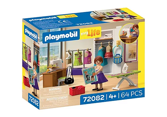 Playmobil City Life - My Life, Ατελιέ Σχεδιάστριας Μόδας 72082