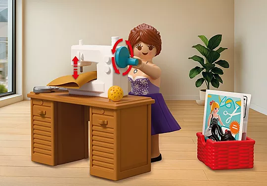 Playmobil City Life - My Life, Ατελιέ Σχεδιάστριας Μόδας 72082
