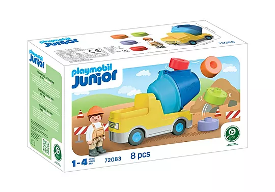 Playmobil Junior - Μπετονιέρα Με Εργάτη 72083
