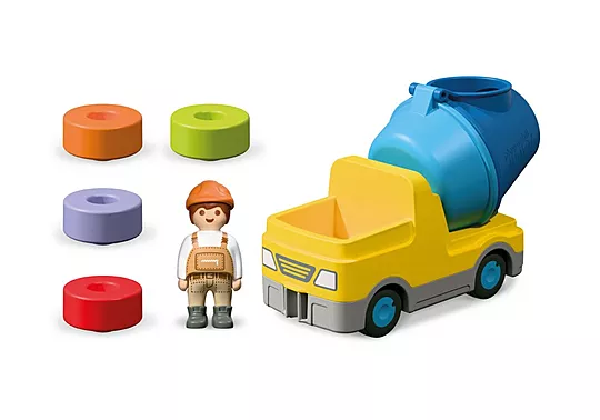 Playmobil Junior - Μπετονιέρα Με Εργάτη 72083