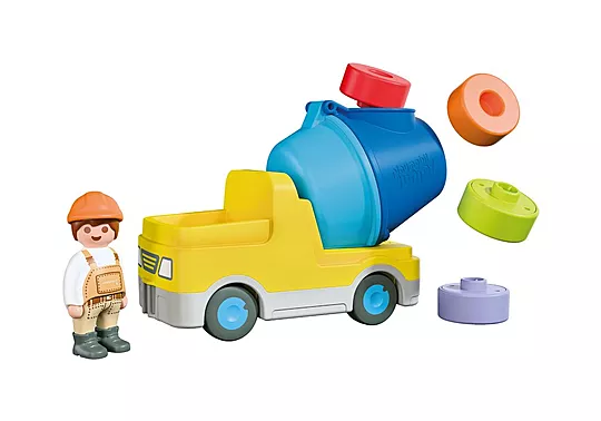 Playmobil Junior - Μπετονιέρα Με Εργάτη 72083