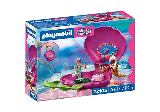 Playmobil Fantasy & Magic - Τσάντα-Κοχύλι Σαλόνι Ομορφιάς 72105